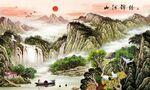 山水画水墨画图片