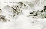 水墨画山水画图片