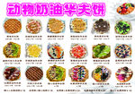 动物加油华夫饼美食展示