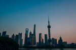上海外滩城市天际线景观