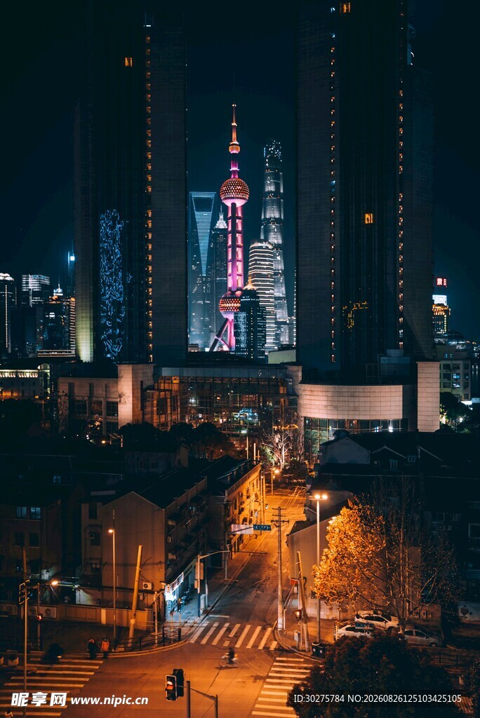 城市璀璨夜景