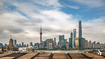 上海城市天际线壮丽景观