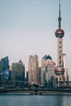上海外滩东方明珠城市景观