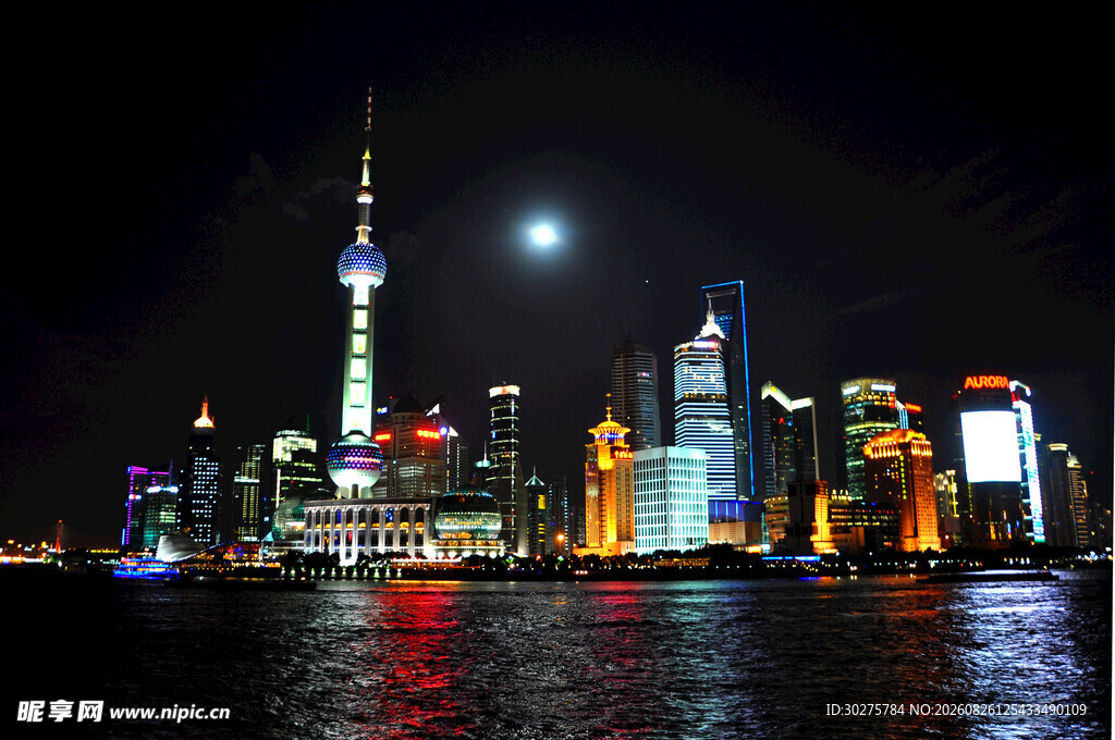 上海外滩璀璨夜景