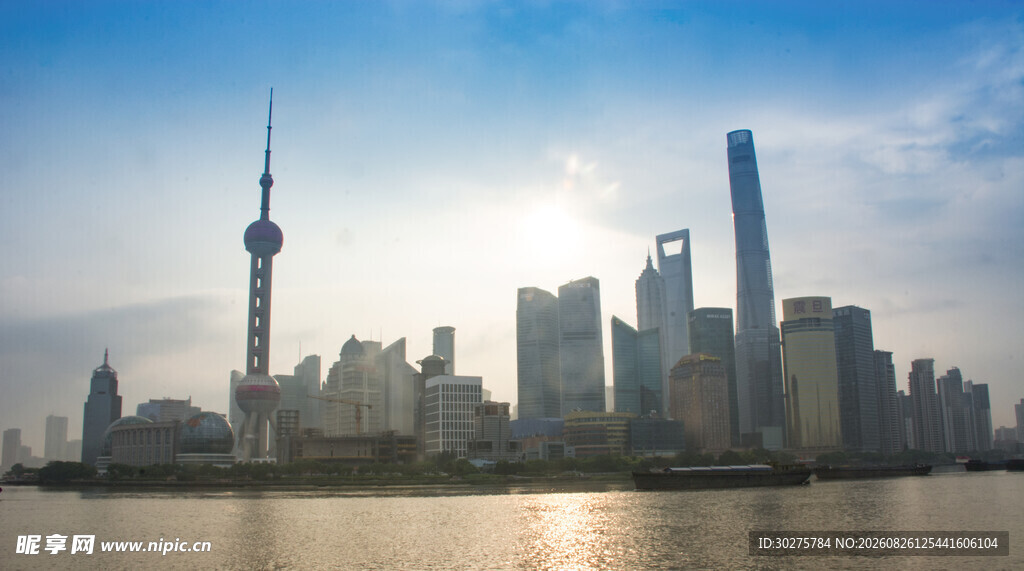 上海外滩城市天际线景观