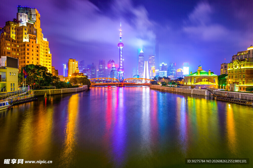 上海外滩璀璨夜景