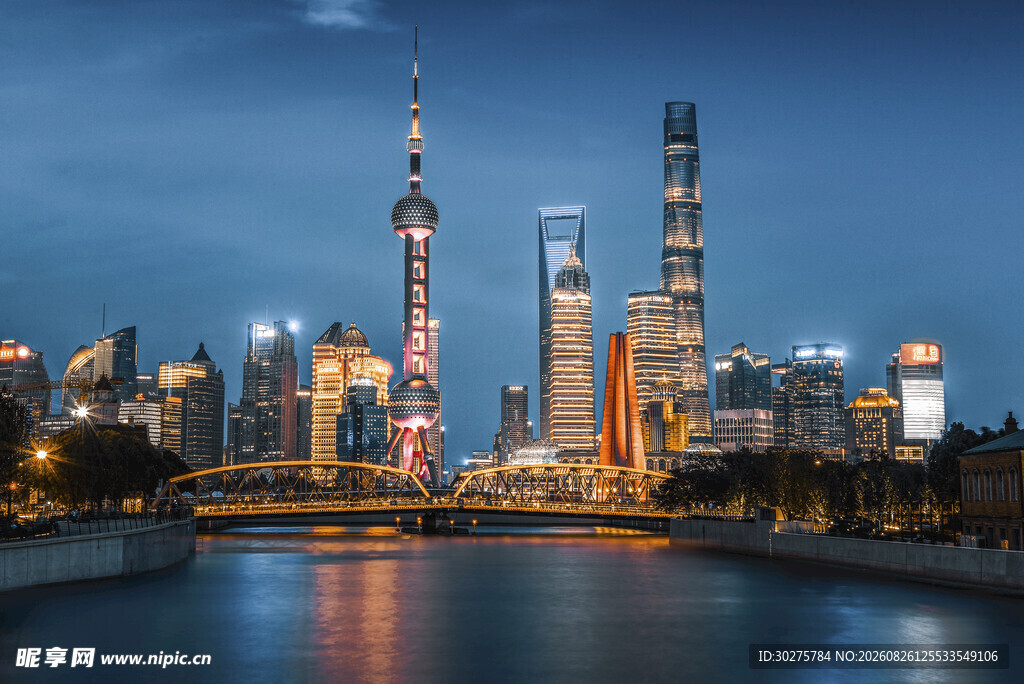上海外滩璀璨夜景
