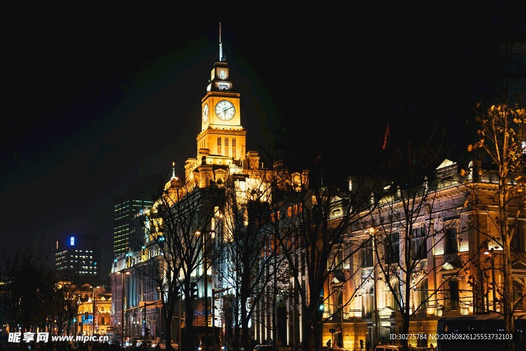 上海外滩璀璨夜景