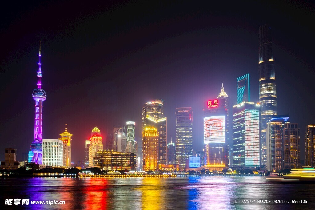 上海外滩璀璨夜景