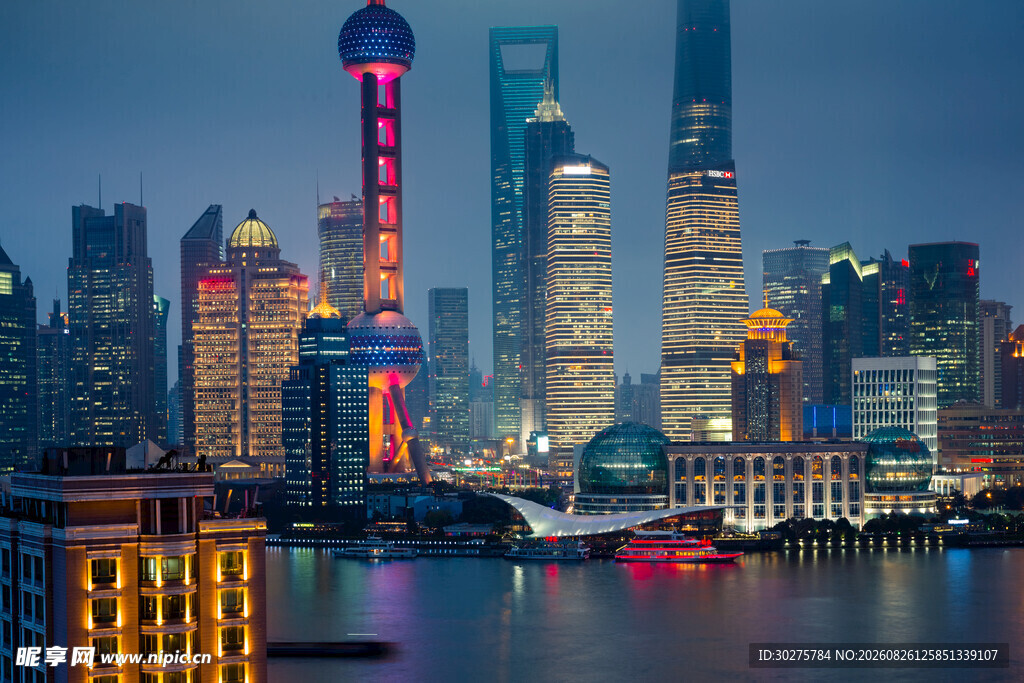 上海外滩璀璨夜景