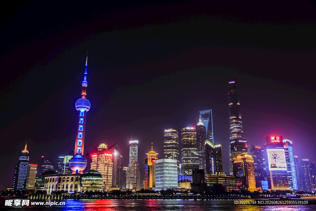 上海外滩璀璨夜景