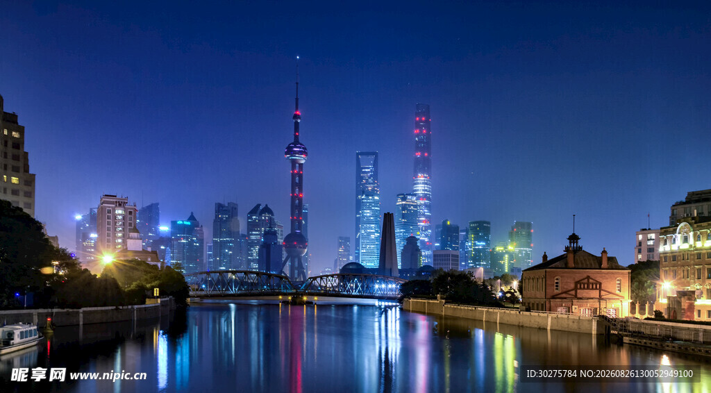 上海外滩璀璨夜景