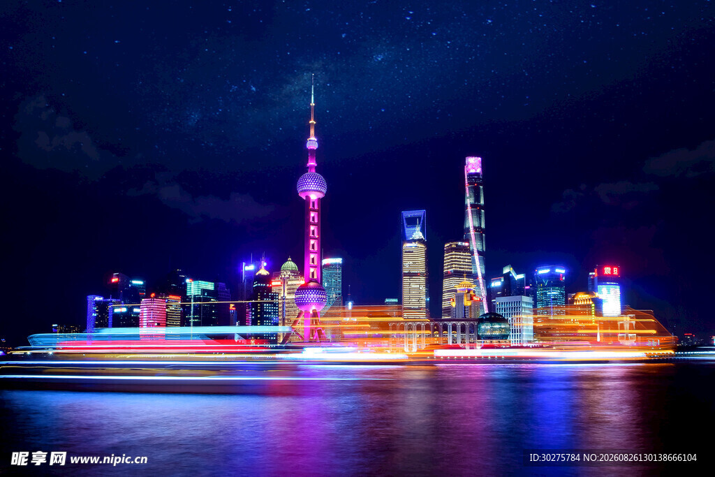 上海外滩璀璨夜景