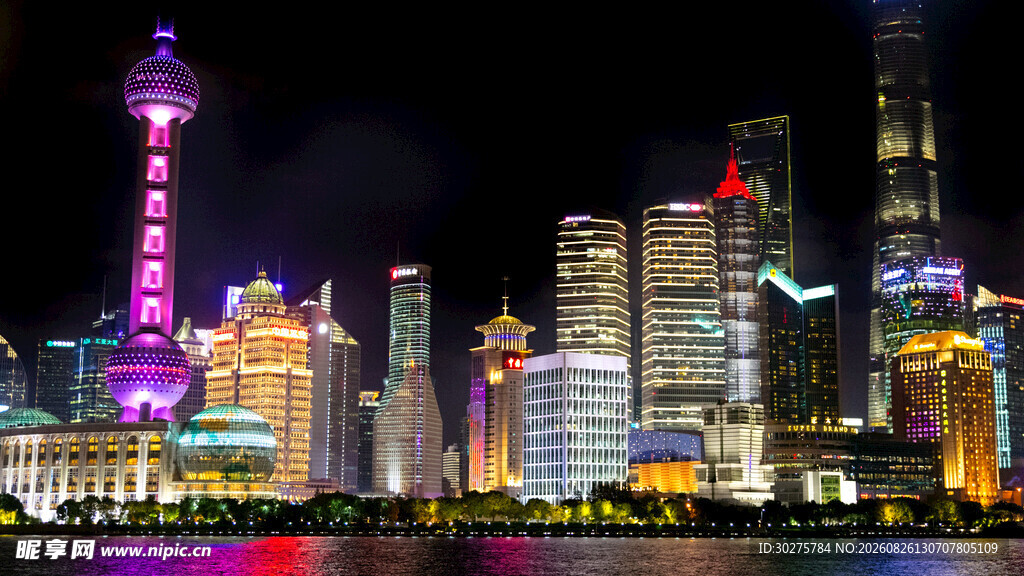 上海外滩璀璨夜景