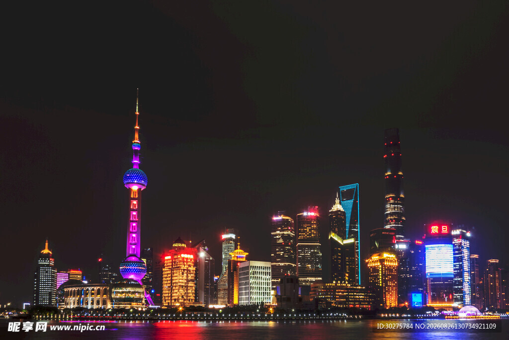 上海外滩璀璨夜景