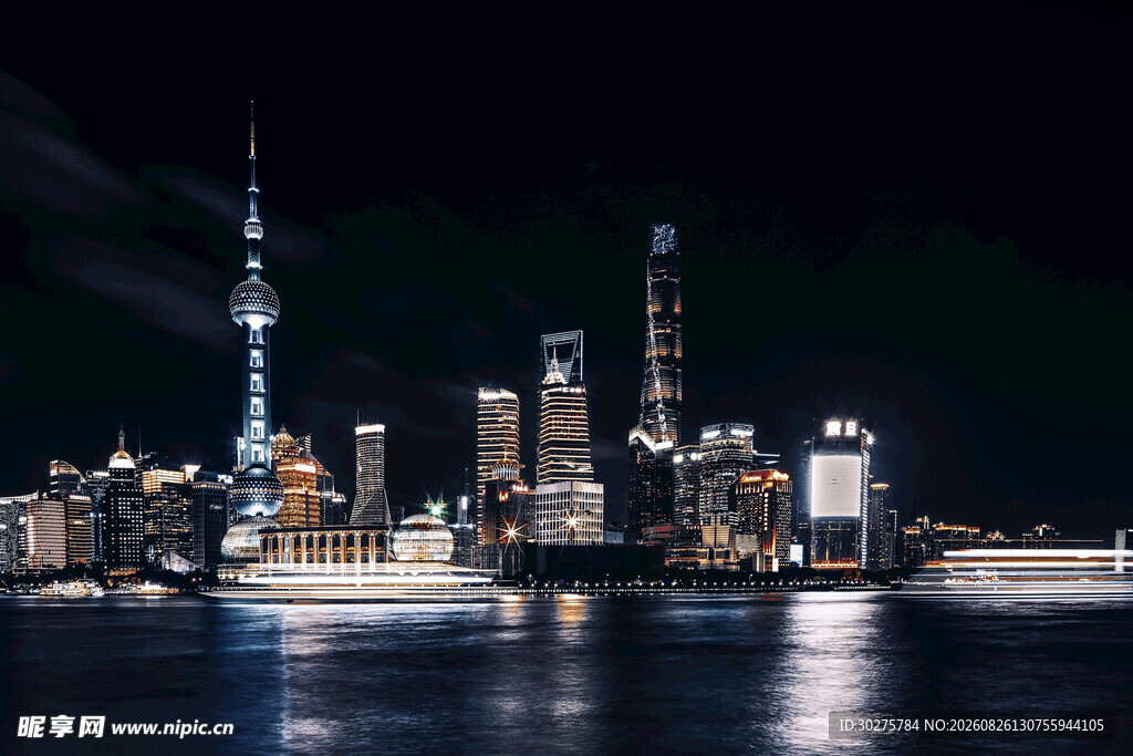 繁华都市夜景璀璨