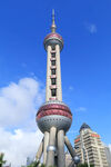 东方明珠塔城市天际线景观