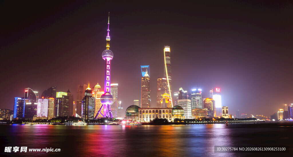 上海外滩璀璨夜景
