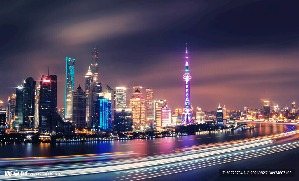 城市璀璨夜景