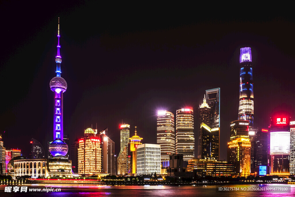 上海外滩璀璨夜景