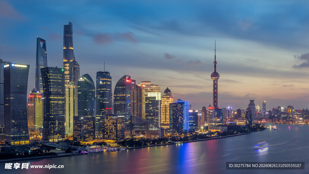 上海外滩璀璨夜景