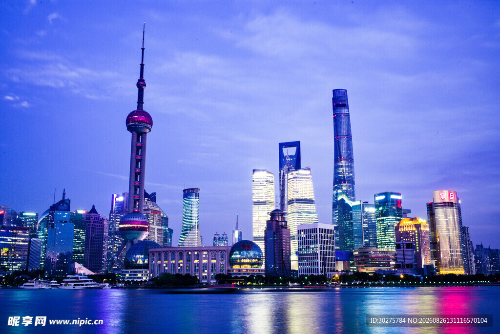 上海外滩璀璨夜景