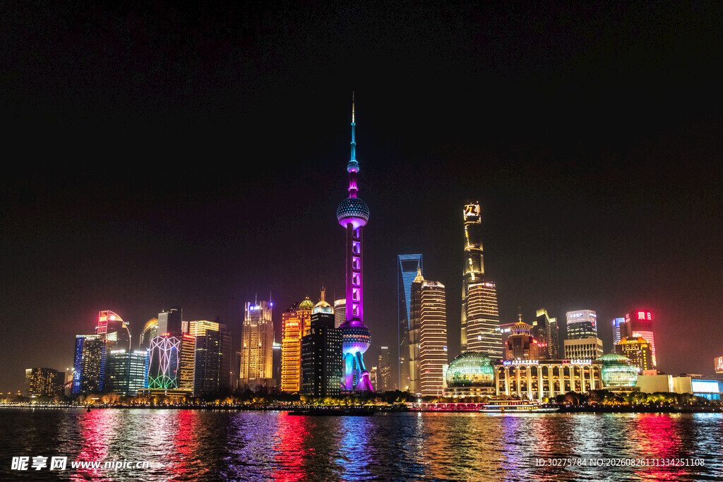上海外滩璀璨夜景