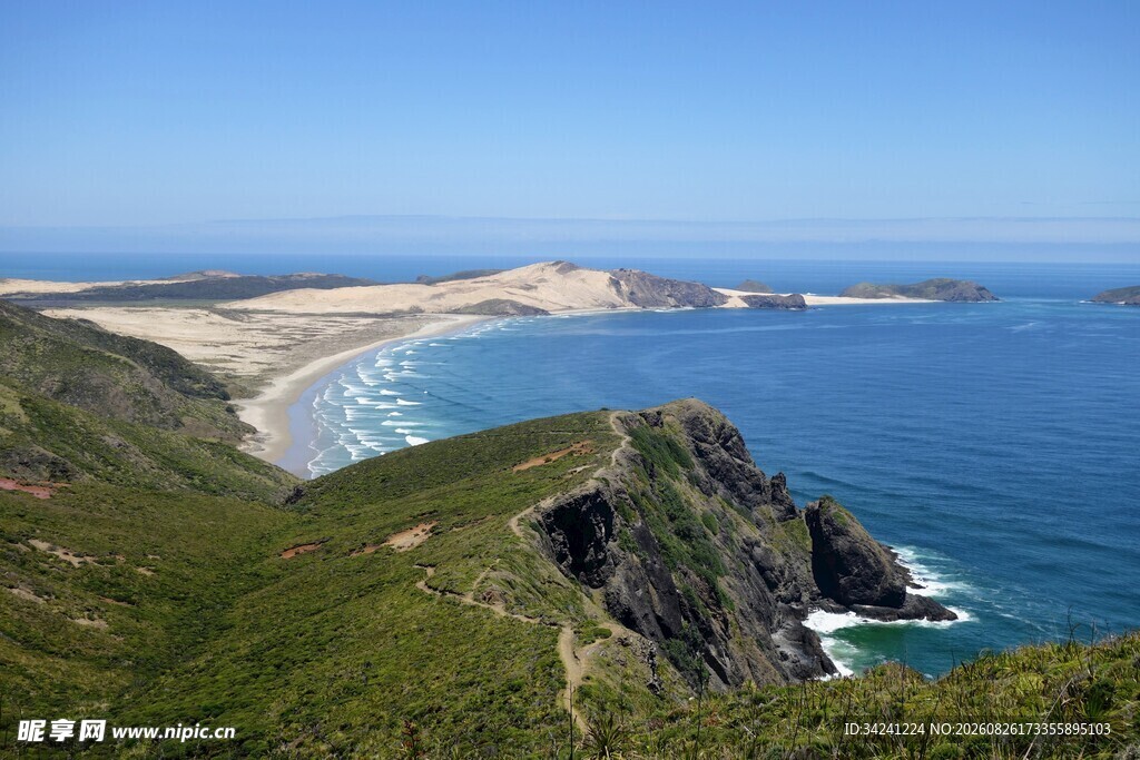 海岸风光山海相依美景