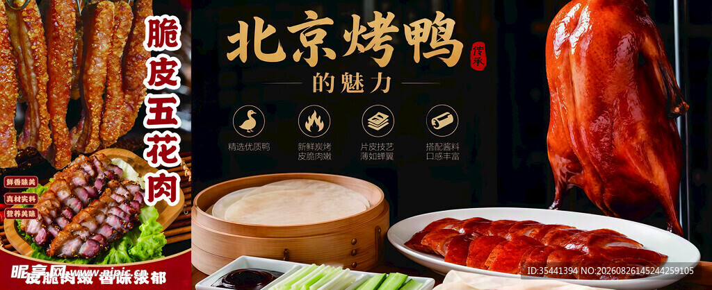 北京烤鸭美食展示