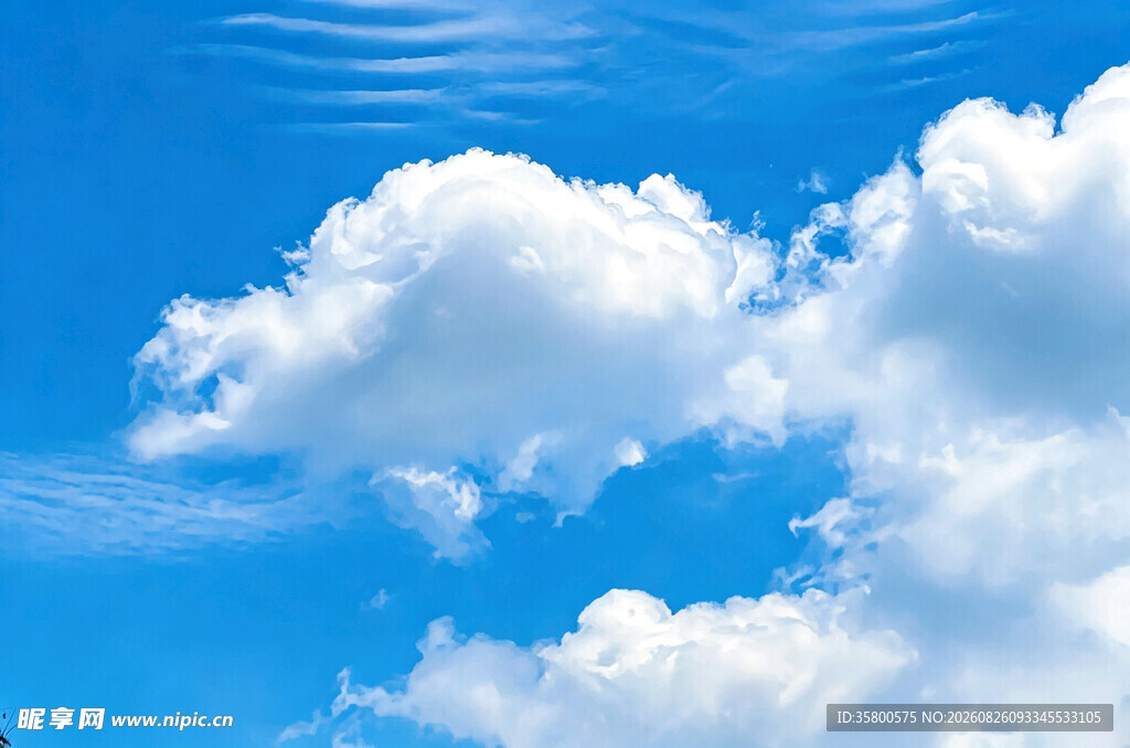 蓝天白云美景