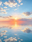 海上日出美景 
