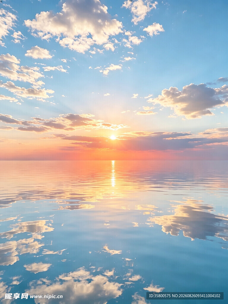 海上日出美景 