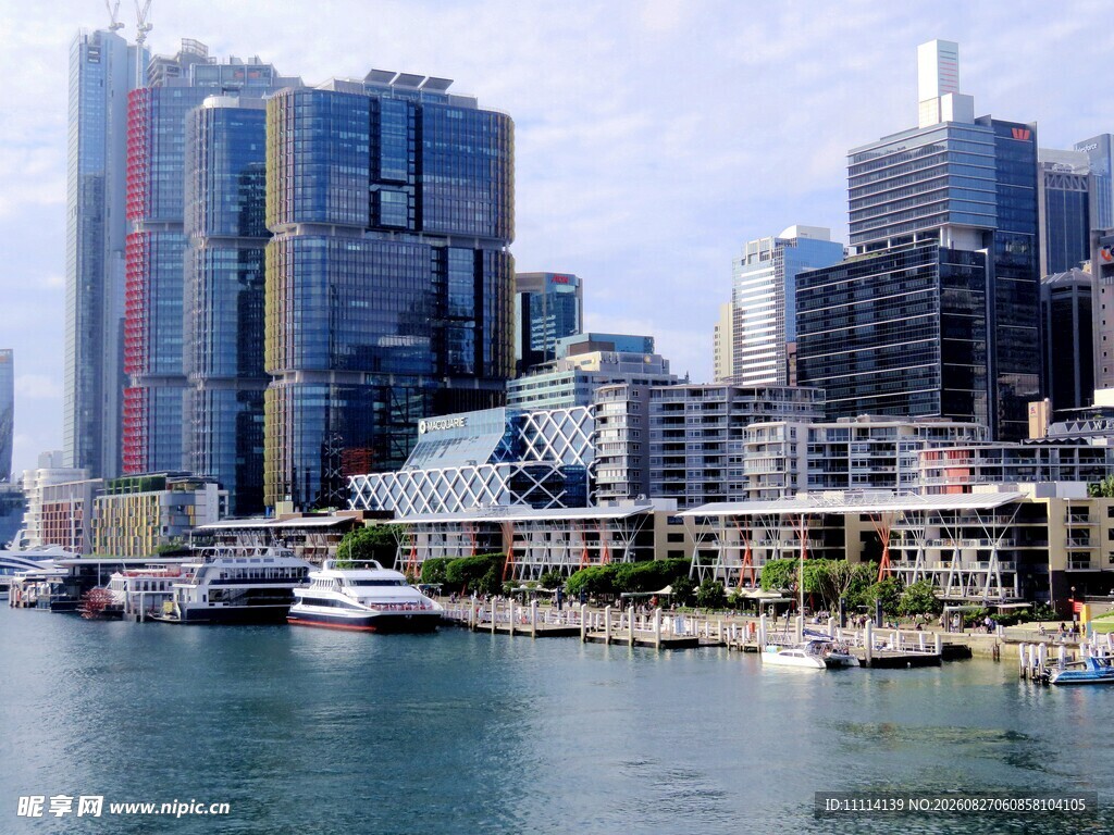 城市滨水风光