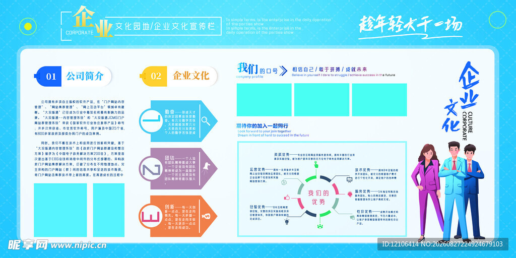 公司简介企业文化宣传栏