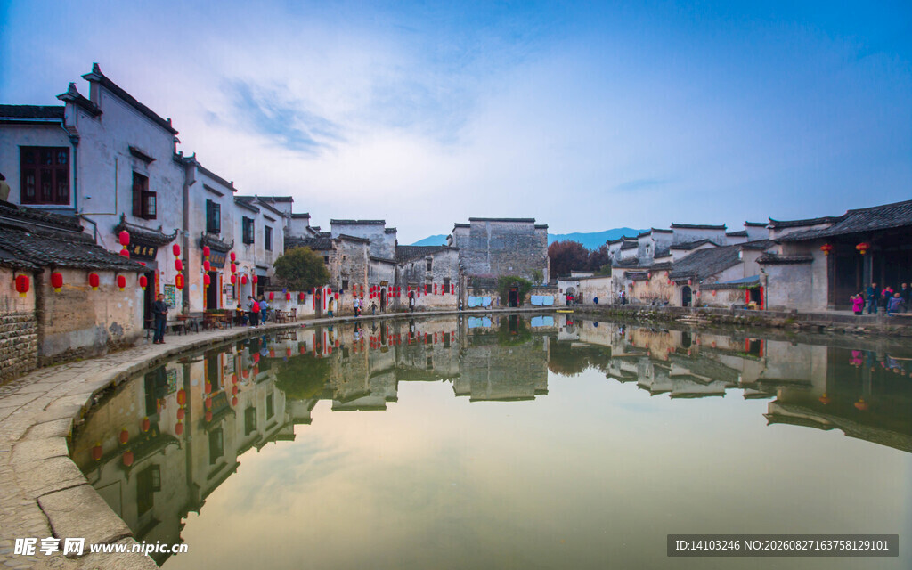 江南水乡古村宁静景致