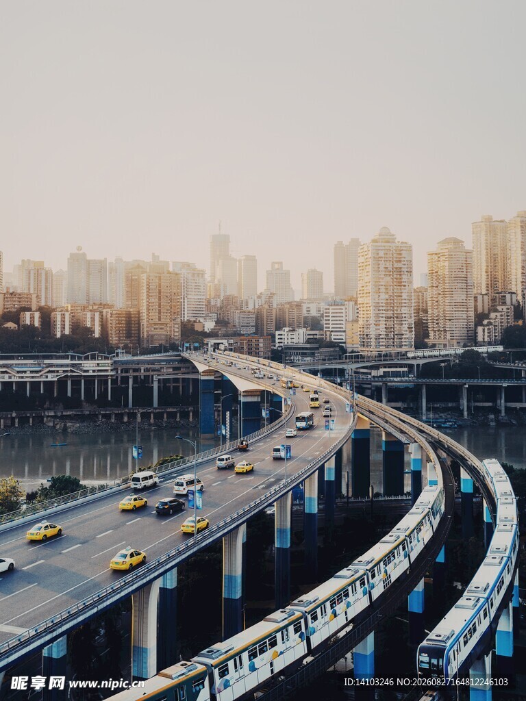 城市高架桥景观