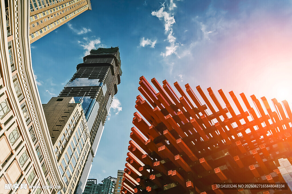 城市建筑与光影独特景致