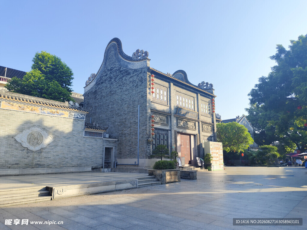 番禺沙湾古镇古雅中式建筑