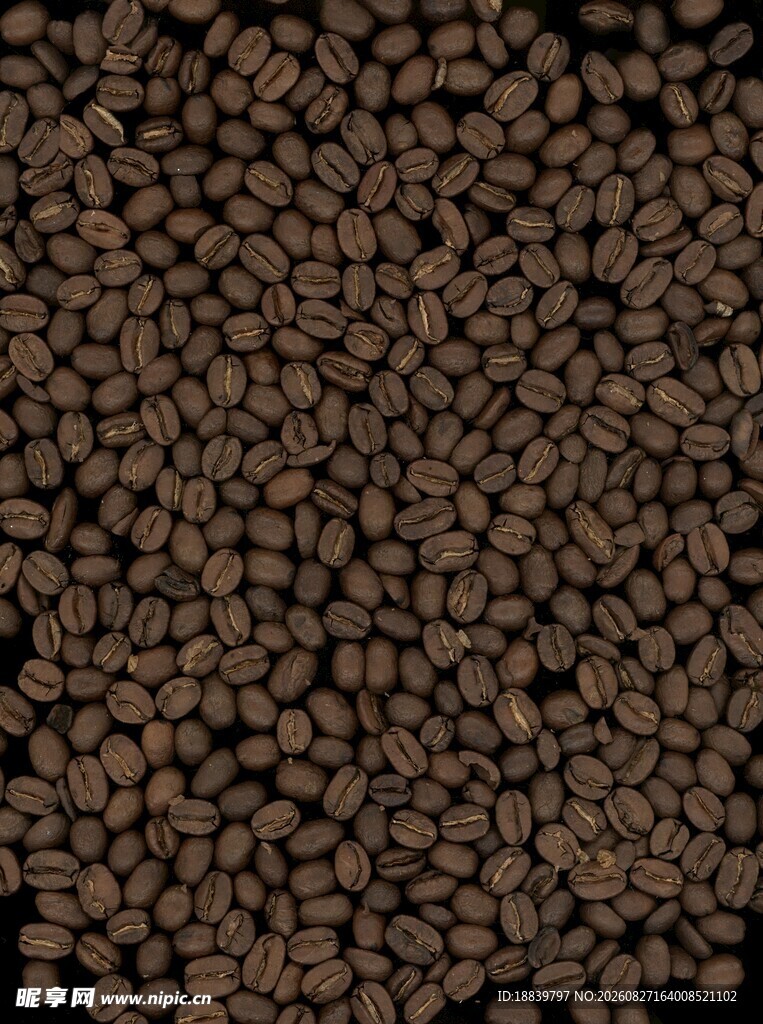 咖啡豆特写纹理画面