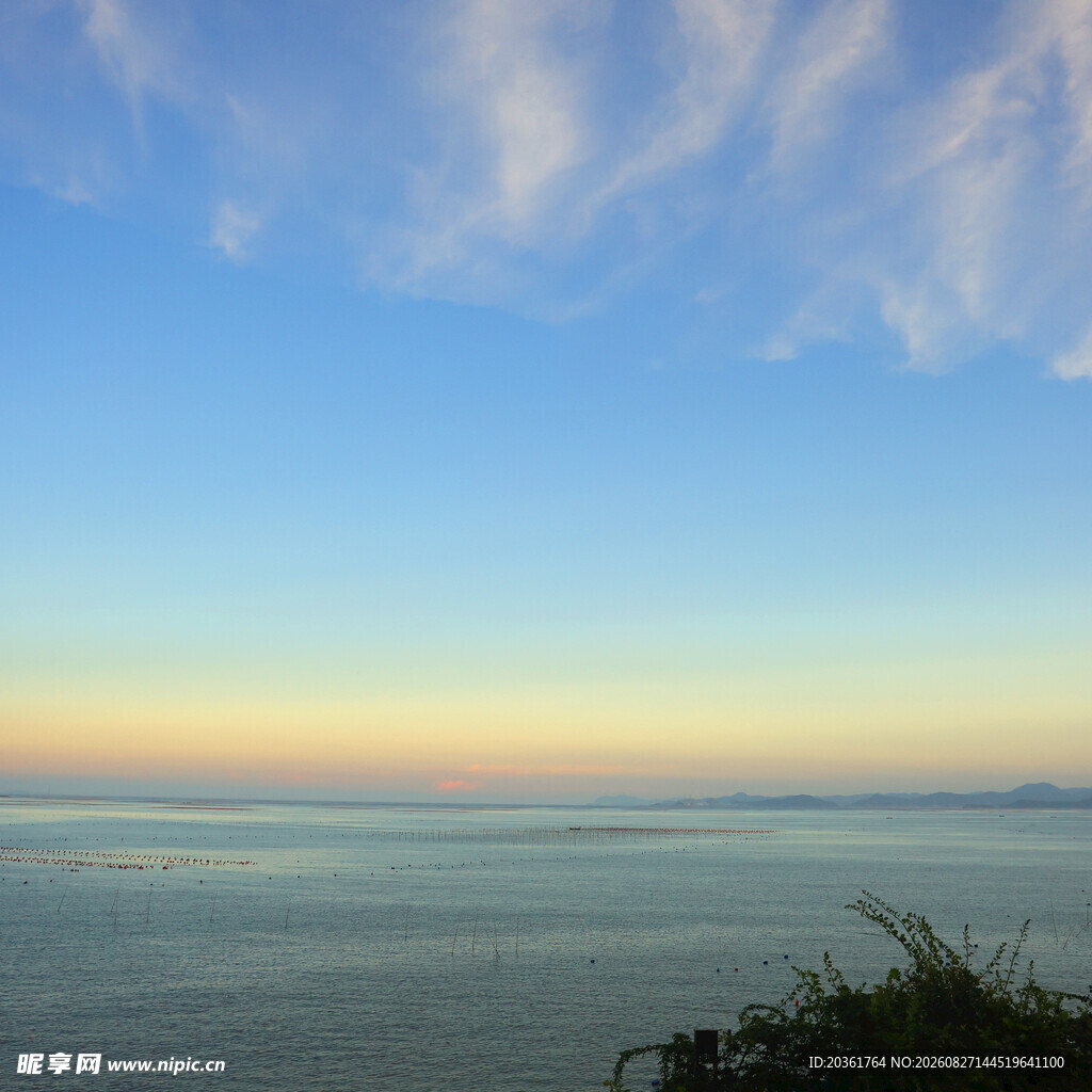 海边黄昏美景