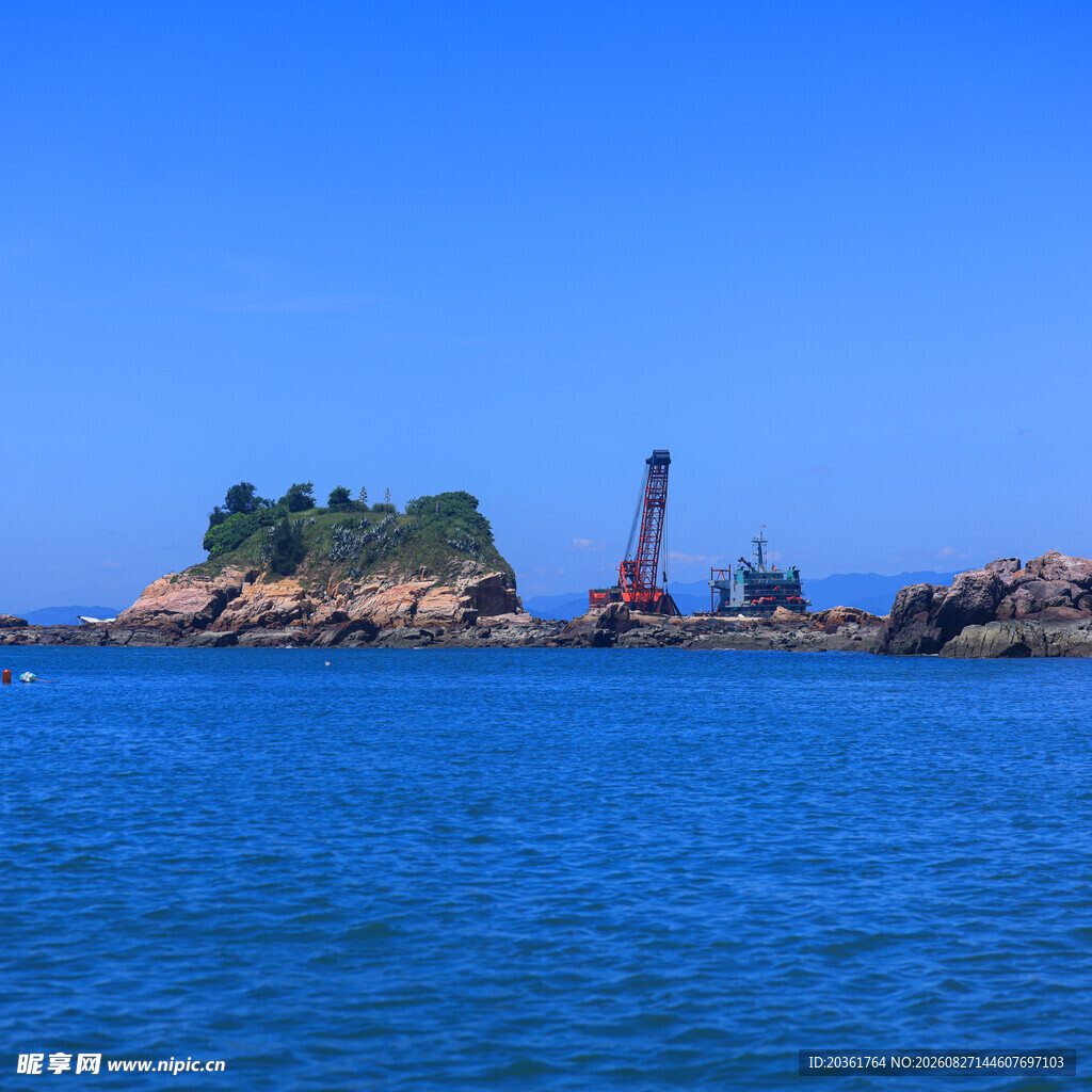 海上工程作业场景
