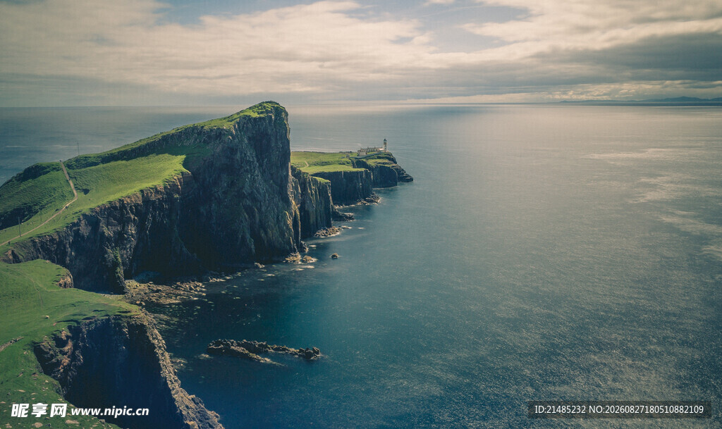 壮丽海岛海景风光