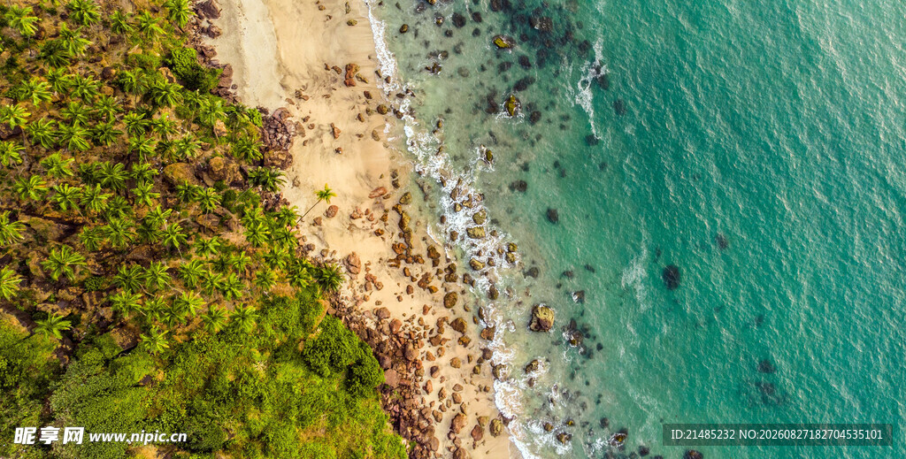 碧蓝海水景观