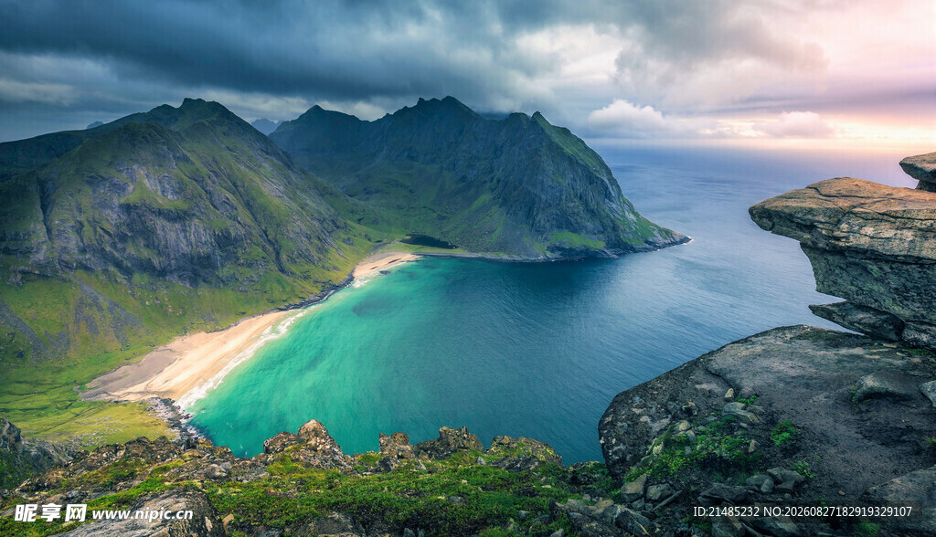 绝美山海景观俯瞰图
