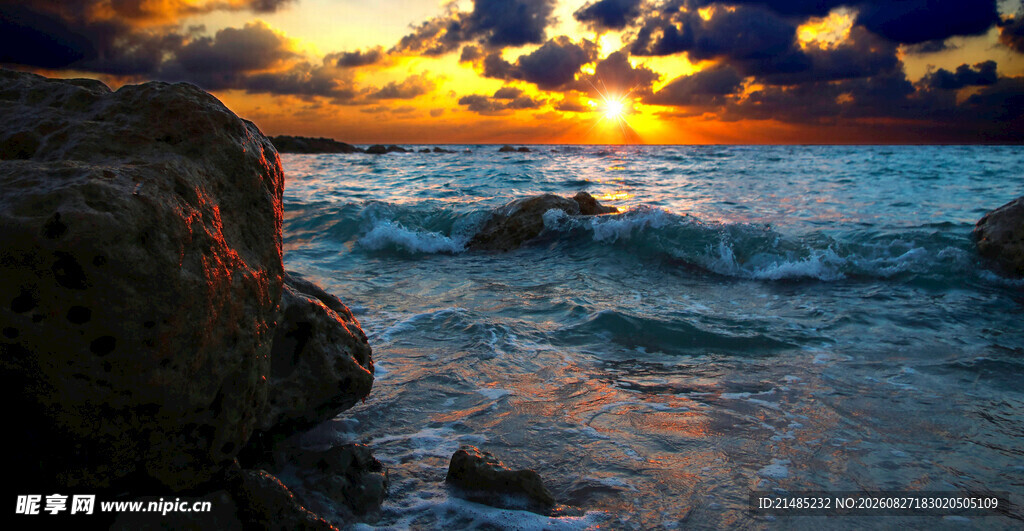 海边日落美景