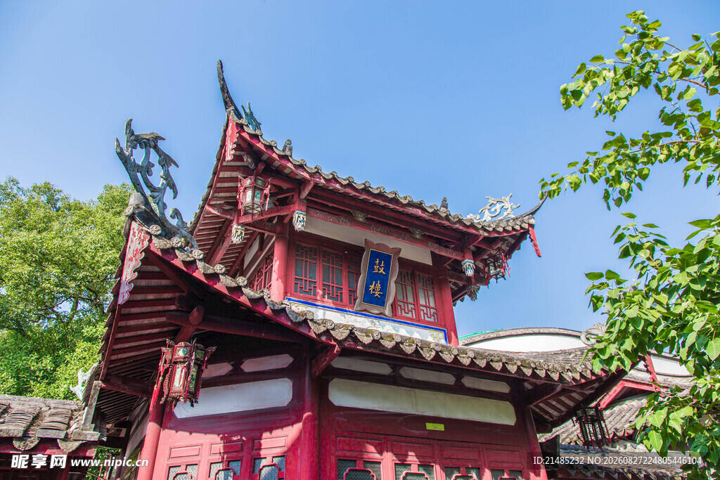 中式古建筑一角