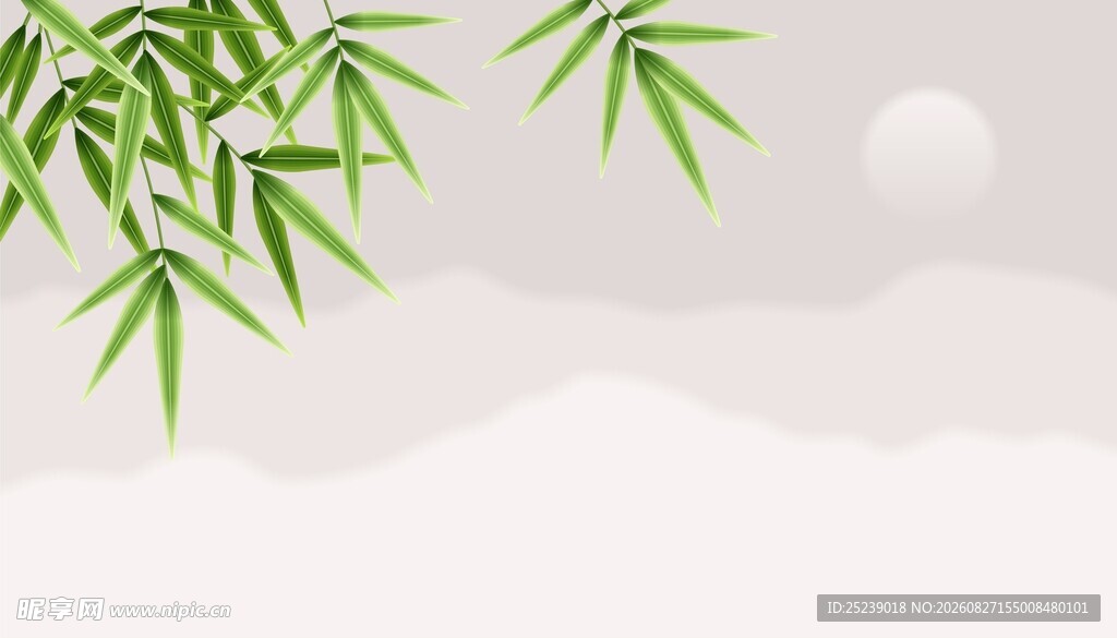 古风竹子背景