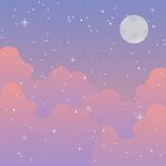 梦幻夜空背景