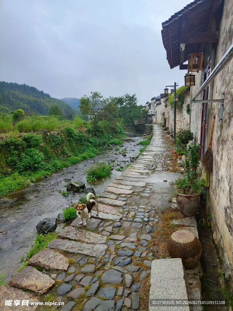 建筑 小溪