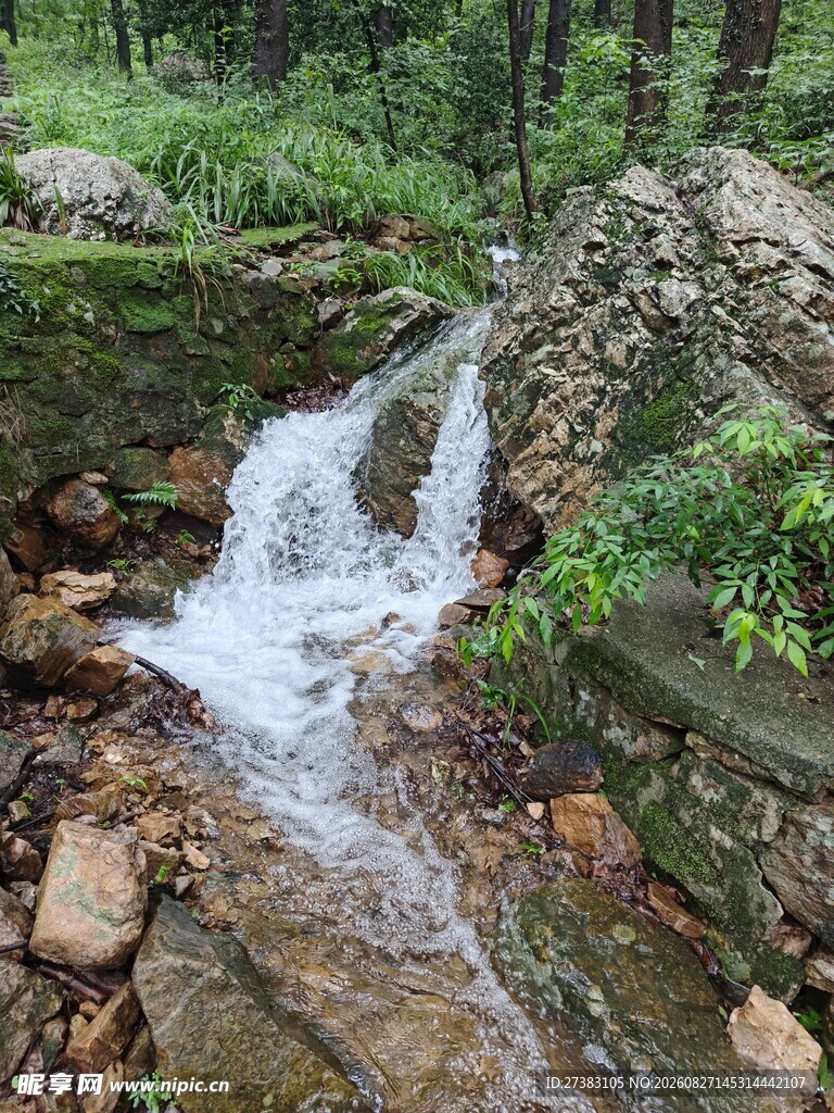 山泉 水 溪流 石头